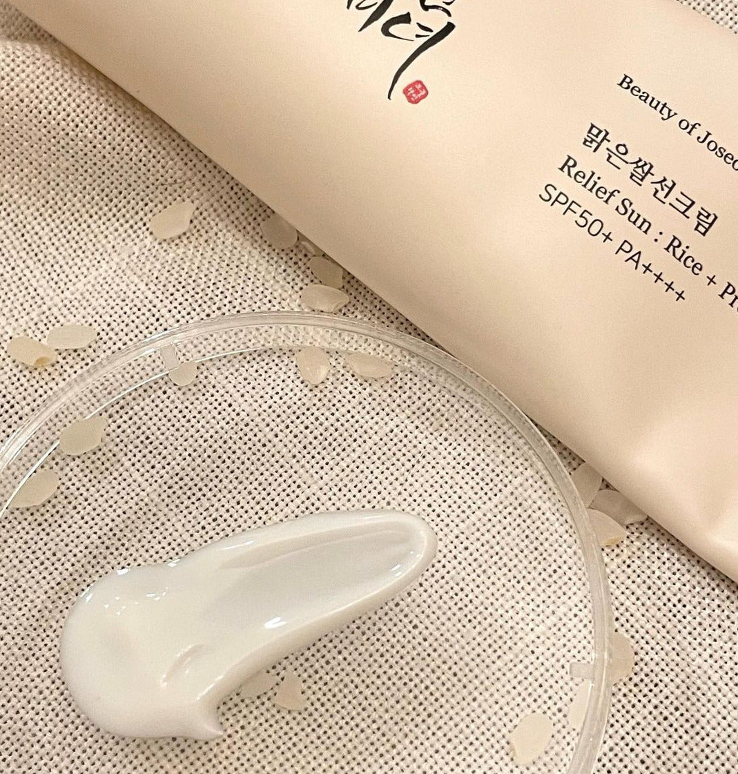 Beauty of Joseon Relief Sun: Ris + probiotika SPF 50+ PA++++ (50 ml)